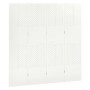 Biombo divisor de 4 paneles acero blanco 160x180 cm de vidaXL, Divisores de ambientes - Ref: Foro24-335899, Precio: 199,99 €,...