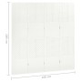 Biombo divisor de 4 paneles acero blanco 160x180 cm de vidaXL, Divisores de ambientes - Ref: Foro24-335899, Precio: 199,99 €,...