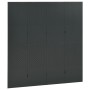 Four-panel anthracite gray steel room divider screen 160x180 cm by vidaXL, Room dividers - Ref: Foro24-335900, Price: 199,86 ...