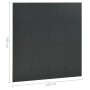 Four-panel anthracite gray steel room divider screen 160x180 cm by vidaXL, Room dividers - Ref: Foro24-335900, Price: 199,86 ...