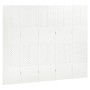 Biombo divisor de 5 paneles acero blanco 200x180 cm de vidaXL, Divisores de ambientes - Ref: Foro24-335902, Precio: 216,99 €,...