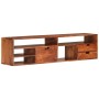 Solid acacia wood TV cabinet 140x30x35 cm by vidaXL, TV Furniture - Ref: Foro24-340301, Price: 196,99 €, Discount: %