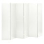 Biombo divisor de 6 paneles acero blanco 240x180 cm de vidaXL, Divisores de ambientes - Ref: Foro24-335905, Precio: 228,65 €,...