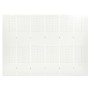 Biombo divisor de 6 paneles acero blanco 240x180 cm de vidaXL, Divisores de ambientes - Ref: Foro24-335905, Precio: 228,65 €,...