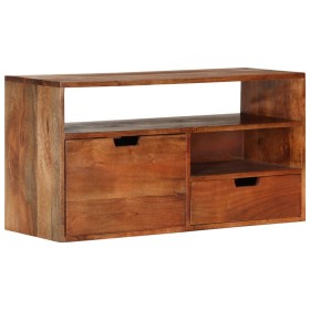 Mueble de TV de madera maciza de acacia 80x30x42 cm de vidaXL, Muebles TV - Ref: Foro24-340302, Precio: 198,71 €, Descuento: %