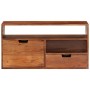 Mueble de TV de madera maciza de acacia 80x30x42 cm de vidaXL, Muebles TV - Ref: Foro24-340302, Precio: 189,96 €, Descuento: %