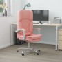 Pink synthetic leather massage reclining office chair by vidaXL, Office chairs - Ref: Foro24-349691, Price: 145,70 €, Discoun...