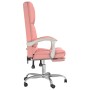 Pink synthetic leather massage reclining office chair by vidaXL, Office chairs - Ref: Foro24-349691, Price: 145,70 €, Discoun...