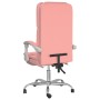 Silla de oficina reclinable masaje cuero sintético rosa de vidaXL, Sillas de oficina - Ref: Foro24-349691, Precio: 140,99 €, ...