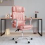 Pink synthetic leather reclining office chair by vidaXL, Office chairs - Ref: Foro24-349737, Price: 132,99 €, Discount: %