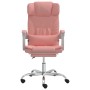 Pink synthetic leather reclining office chair by vidaXL, Office chairs - Ref: Foro24-349737, Price: 132,99 €, Discount: %