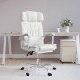 Silla de oficina reclinable cuero sintético blanco de vidaXL, Sillas de oficina - Ref: Foro24-349738, Precio: 137,92 €, Descu...