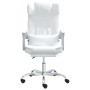 Silla de oficina reclinable cuero sintético blanco de vidaXL, Sillas de oficina - Ref: Foro24-349738, Precio: 137,92 €, Descu...