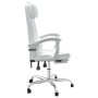 Silla de oficina reclinable cuero sintético blanco de vidaXL, Sillas de oficina - Ref: Foro24-349738, Precio: 137,92 €, Descu...