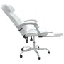 Silla de oficina reclinable cuero sintético blanco de vidaXL, Sillas de oficina - Ref: Foro24-349738, Precio: 137,92 €, Descu...