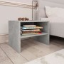 Concrete gray plywood bedside table 40x30x30 cm by vidaXL, Nightstands - Ref: Foro24-800071, Price: 25,56 €, Discount: %