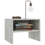 Concrete gray plywood bedside table 40x30x30 cm by vidaXL, Nightstands - Ref: Foro24-800071, Price: 25,56 €, Discount: %