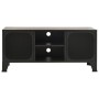 Metal and gray MDF TV cabinet 105x36x47 cm by vidaXL, TV Furniture - Ref: Foro24-335910, Price: 88,22 €, Discount: %