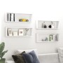 Cube wall shelves 4 pcs white plywood 80x15x26.5 cm by vidaXL, Shelves and shelves - Ref: Foro24-807107, Price: 55,35 €, Disc...