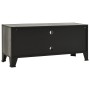 Metal and gray MDF TV cabinet 105x36x47 cm by vidaXL, TV Furniture - Ref: Foro24-335910, Price: 88,22 €, Discount: %