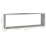 Wandregal 4 Stück betongraues Sperrholz 80x15x26,5cm von vidaXL, Regale und Regale - Ref: Foro24-807119, Preis: 57,02 €, Raba...