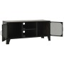 Metal and gray MDF TV cabinet 105x36x47 cm by vidaXL, TV Furniture - Ref: Foro24-335910, Price: 88,22 €, Discount: %