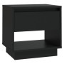 Black plywood nightstand 45x34x44 cm by vidaXL, Nightstands - Ref: Foro24-809514, Price: 47,20 €, Discount: %