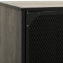 Metal and gray MDF TV cabinet 105x36x47 cm by vidaXL, TV Furniture - Ref: Foro24-335910, Price: 88,22 €, Discount: %