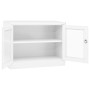 Armario de oficina de acero blanco 90x40x70 cm de vidaXL, Taquillas y armarios de almacenamiento - Ref: Foro24-335926, Precio...