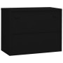 Armario de oficina de acero negro 90x40x70 cm de vidaXL, Taquillas y armarios de almacenamiento - Ref: Foro24-335928, Precio:...