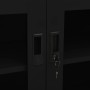 Black steel office cabinet 90x40x70 cm by vidaXL, Lockers and storage cabinets - Ref: Foro24-335928, Price: 137,13 €, Discoun...