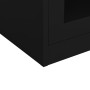 Black steel office cabinet 90x40x70 cm by vidaXL, Lockers and storage cabinets - Ref: Foro24-335928, Price: 137,13 €, Discoun...