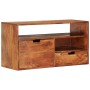 Mueble de TV de madera maciza de acacia 80x30x42 cm de vidaXL, Muebles TV - Ref: Foro24-340302, Precio: 189,96 €, Descuento: %