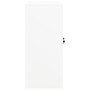 White steel office cabinet 90x40x90 cm by vidaXL, Lockers and storage cabinets - Ref: Foro24-335930, Price: 142,99 €, Discoun...