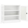 White steel office cabinet 90x40x90 cm by vidaXL, Lockers and storage cabinets - Ref: Foro24-335930, Price: 142,99 €, Discoun...