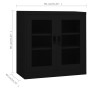 Black steel office cabinet 90x40x90 cm by vidaXL, Lockers and storage cabinets - Ref: Foro24-335932, Price: 117,42 €, Discoun...