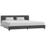 Gray synthetic leather bed frame 180x200 cm by vidaXL, Beds and slatted bases - Ref: Foro24-284779, Price: 192,54 €, Discount: %