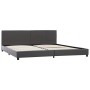 Gray synthetic leather bed frame 180x200 cm by vidaXL, Beds and slatted bases - Ref: Foro24-284779, Price: 192,54 €, Discount: %