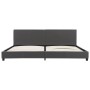 Gray synthetic leather bed frame 180x200 cm by vidaXL, Beds and slatted bases - Ref: Foro24-284779, Price: 192,54 €, Discount: %