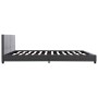 Gray synthetic leather bed frame 180x200 cm by vidaXL, Beds and slatted bases - Ref: Foro24-284779, Price: 192,54 €, Discount: %