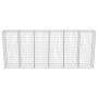 Gabion wall with galvanized steel covers 300x50x150 cm by vidaXL, fence panels - Ref: Foro24-143593, Price: 218,56 €, Discoun...