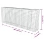 Gabion wall with galvanized steel covers 300x50x150 cm by vidaXL, fence panels - Ref: Foro24-143593, Price: 218,56 €, Discoun...