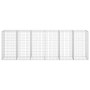 Gabion wall with galvanized steel covers 300x50x100 cm by vidaXL, fence panels - Ref: Foro24-143592, Price: 166,08 €, Discoun...