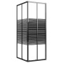 Black ESG striped shower cabin 80x70x180 cm by vidaXL, shower doors - Ref: Foro24-151848, Price: 225,58 €, Discount: %