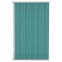 Cobertizo de jardín pared acero galvanizado verde 118x100x178cm de vidaXL, Cobertizos - Ref: Foro24-316217, Precio: 155,05 €,...