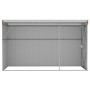 Cobertizo jardín pared acero galvanizado marrón 118x288x178 cm de vidaXL, Cobertizos - Ref: Foro24-316228, Precio: 296,20 €, ...