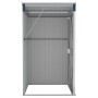 Wall garden shed galvanized steel 118x100x178 cm by vidaXL, Sheds - Ref: Foro24-316219, Price: 159,14 €, Discount: %