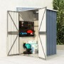 Garden shed with galvanized steel wall in gray, 118x100x178 cm. by vidaXL, Sheds - Ref: Foro24-316218, Price: 147,77 €, Disco...