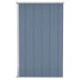 Garden shed with galvanized steel wall in gray, 118x100x178 cm. by vidaXL, Sheds - Ref: Foro24-316218, Price: 147,77 €, Disco...