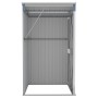 Garden shed with galvanized steel wall in gray, 118x100x178 cm. by vidaXL, Sheds - Ref: Foro24-316218, Price: 147,77 €, Disco...